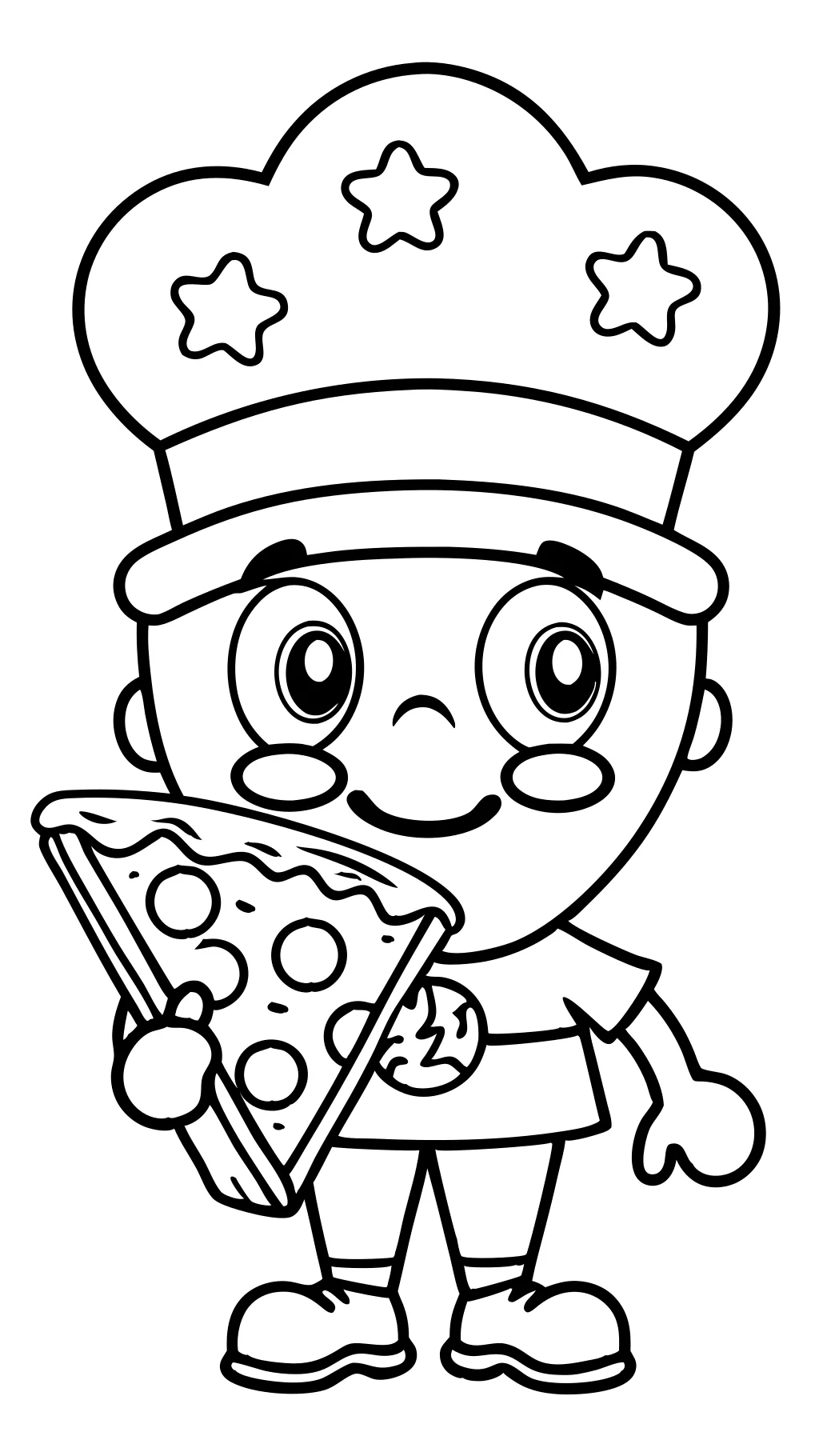 printable pizza coloring pages